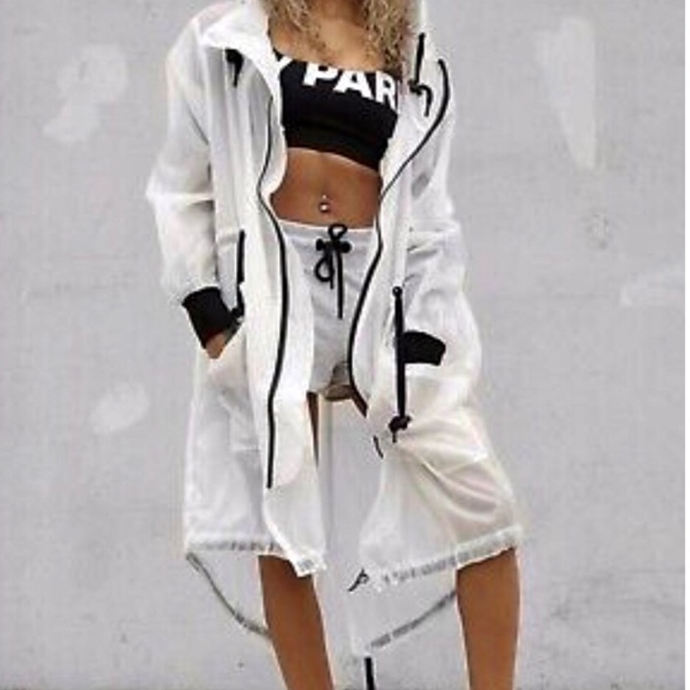 NEW WOT IVY PARK by Beyoncé WHITE windbreaker